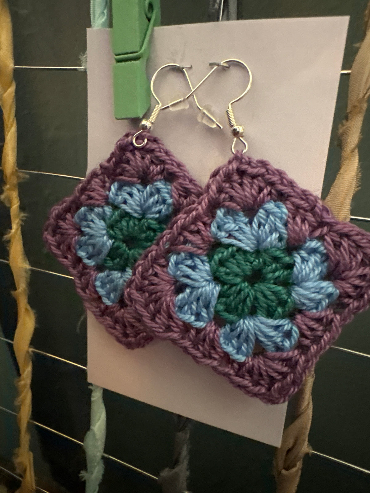 Jess Made Crochet earrings