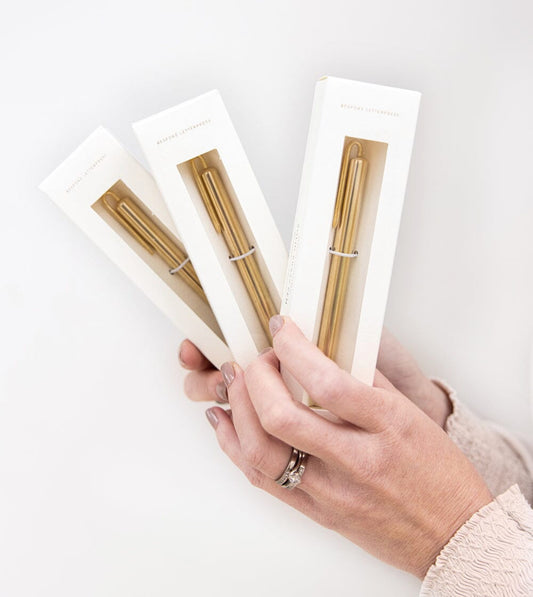 SOLID BRASS PEN (BOXED)
