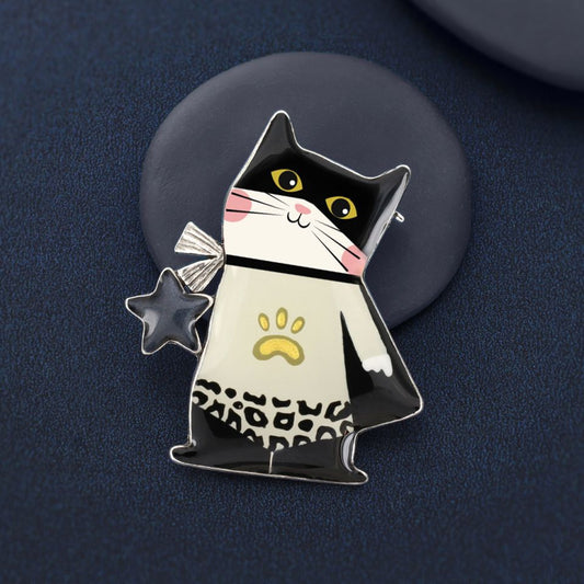 Taratata Jewellery - Super Miaou Brooch