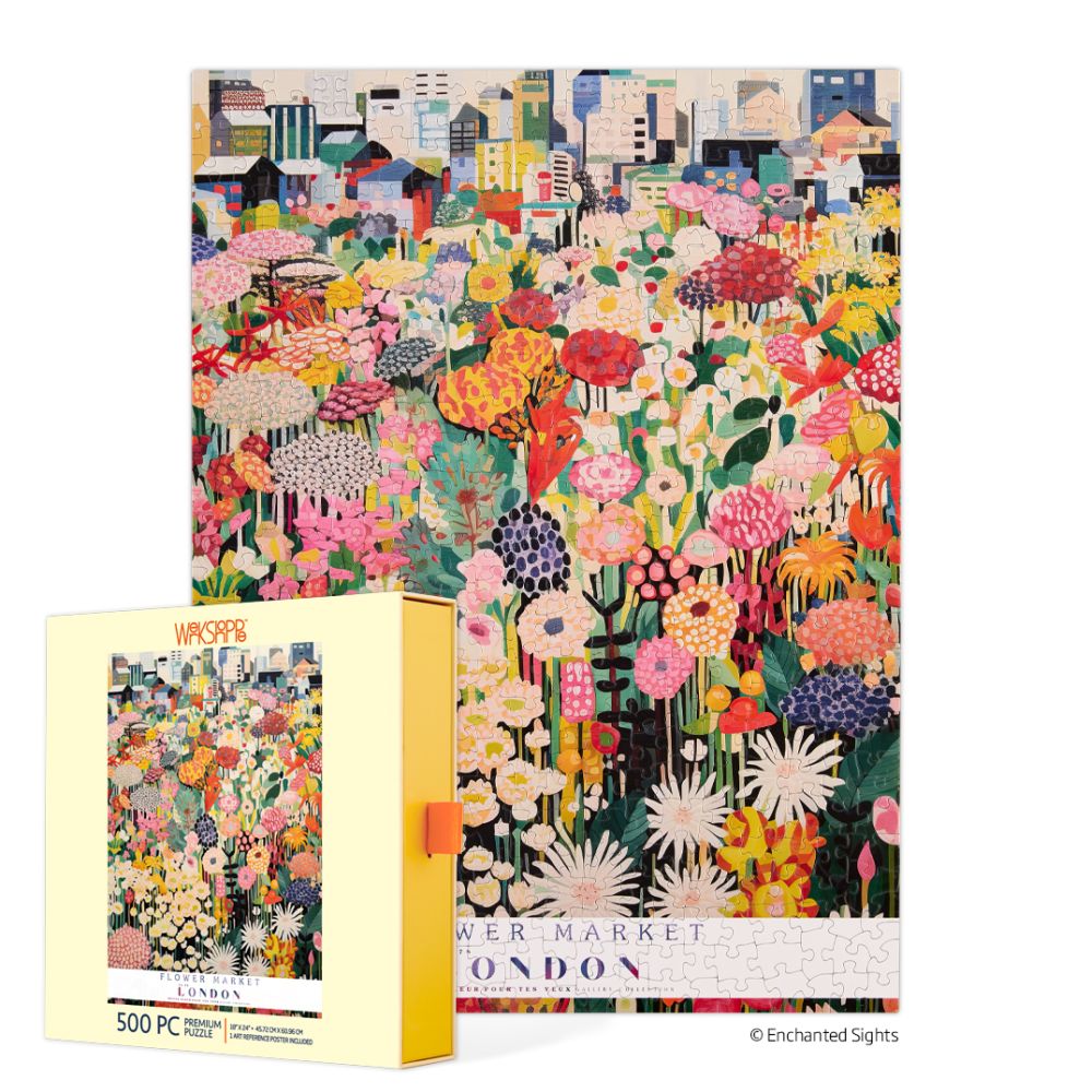 WerkShoppe 500pc Puzzle - London Flower Market