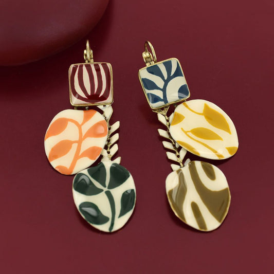Taratata Jewellery - Kaly Vine Lever Back Earrings