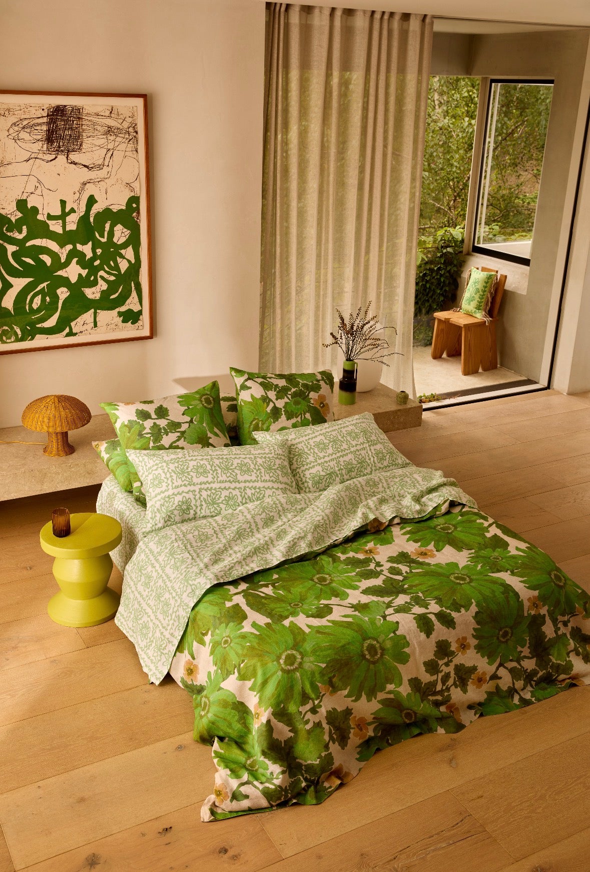 Bonnie and Neil Marigold Leaf Pillowcases
