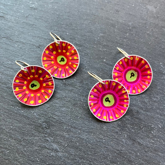 Medium Gum Blossom (open) Earrings