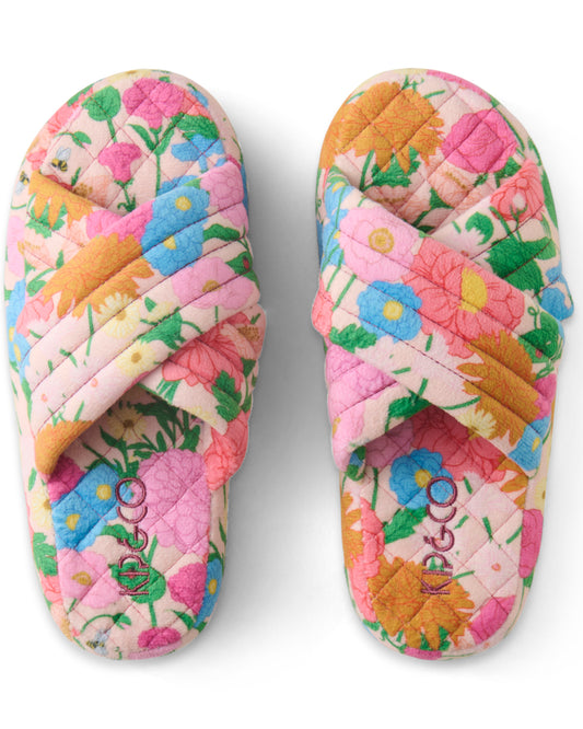 Kip and Co Velvet Adult Slipper - Follow the Sun