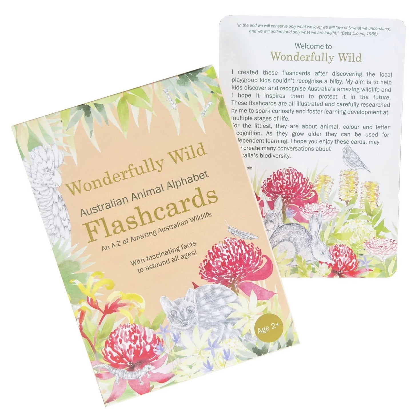 Wonderfully Wild - Australian Animal Alphabet Flashcards