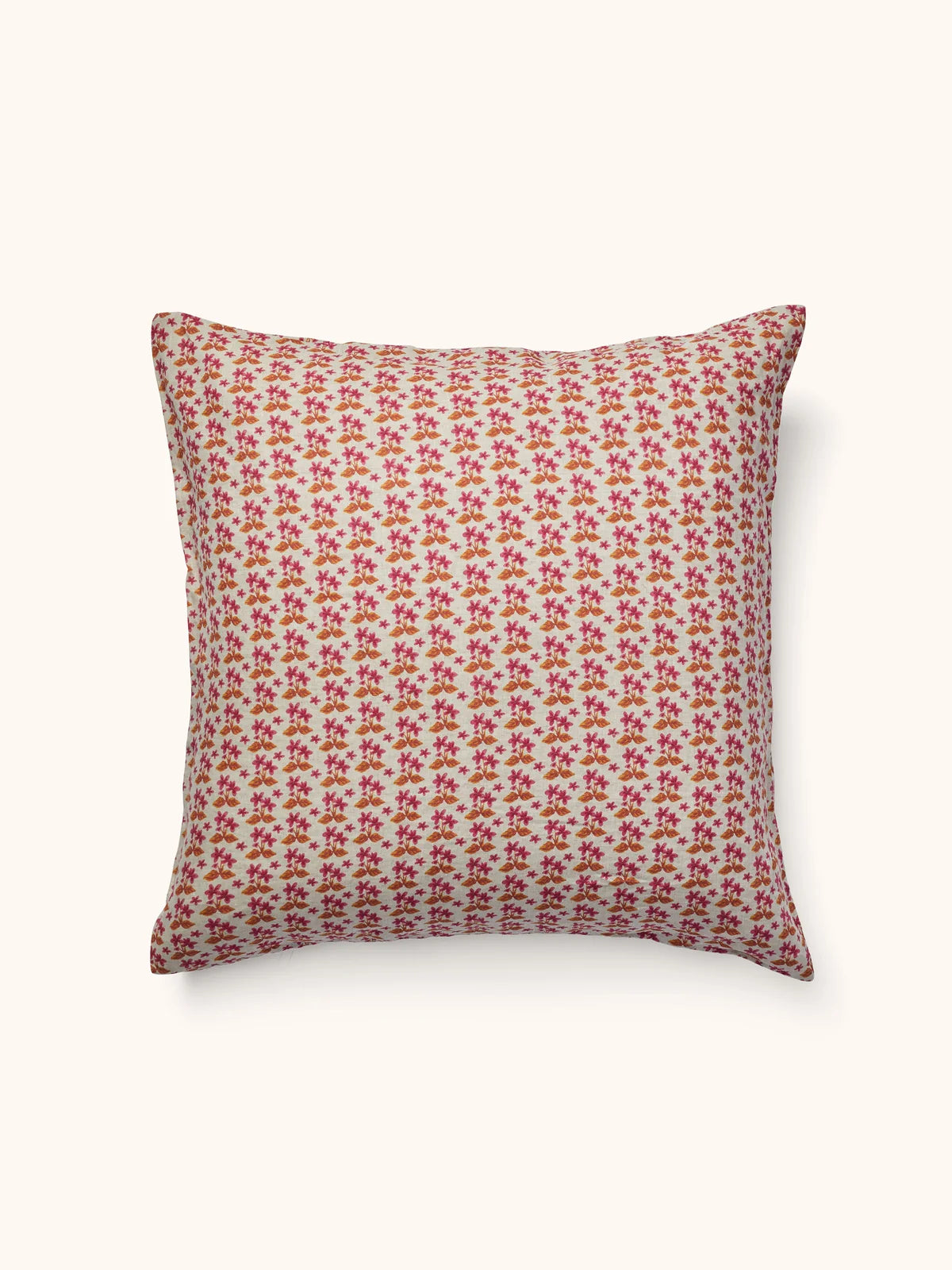 Bonnie and Neil Madeline Pink Linen European Pillowcases