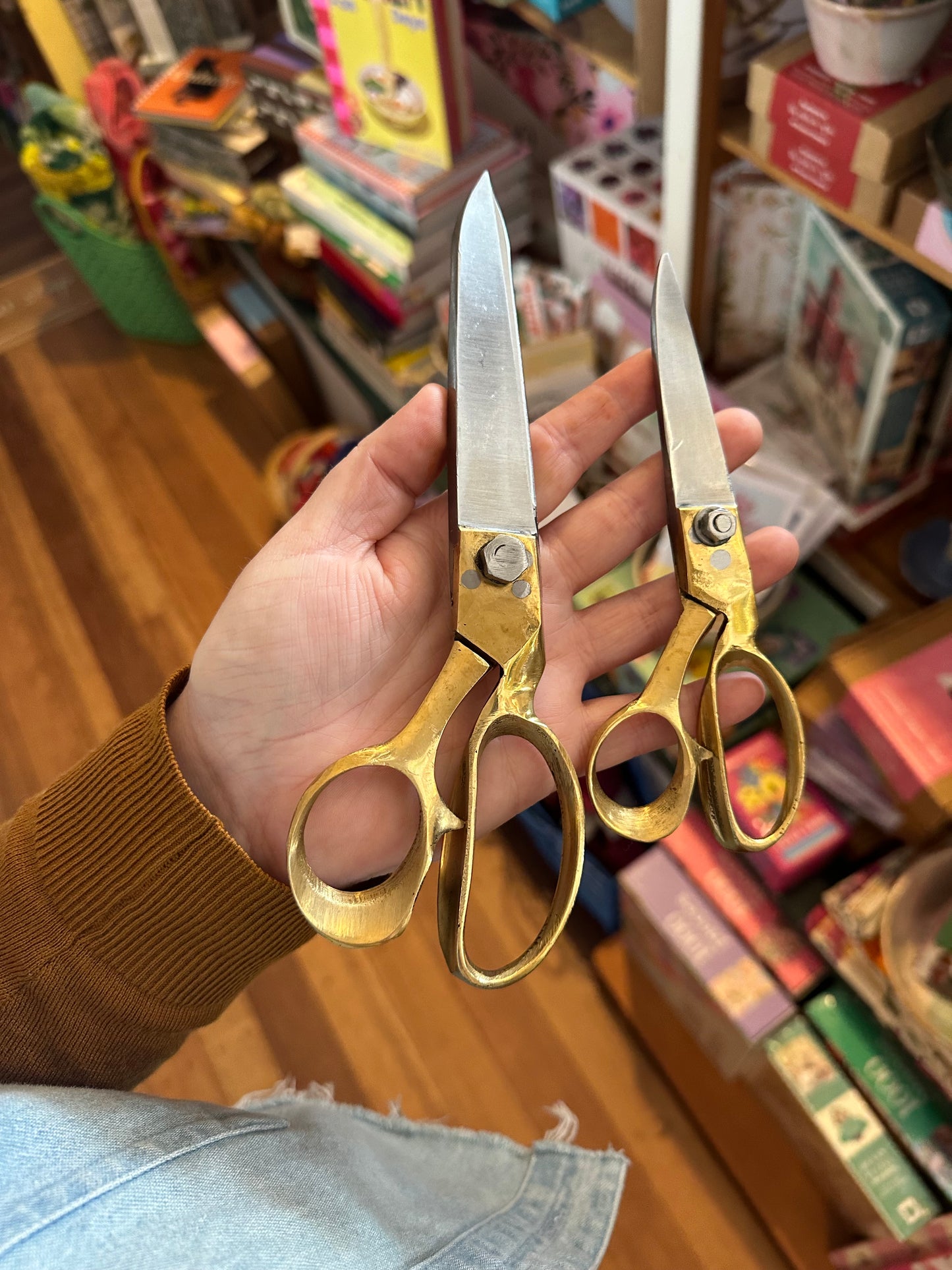 Handcrafted Brass Scissors