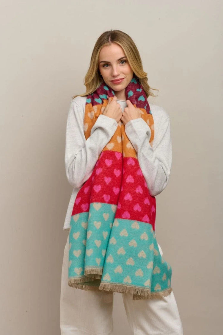 Sweet Heart Scarf - various colours