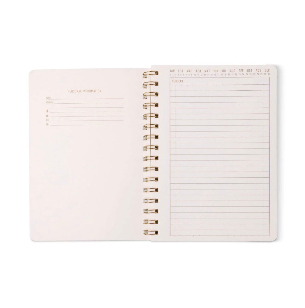 Small Twinwire Notebook - Blue Lattice