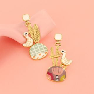 Taratata Jewellery - Plume Stud Earring