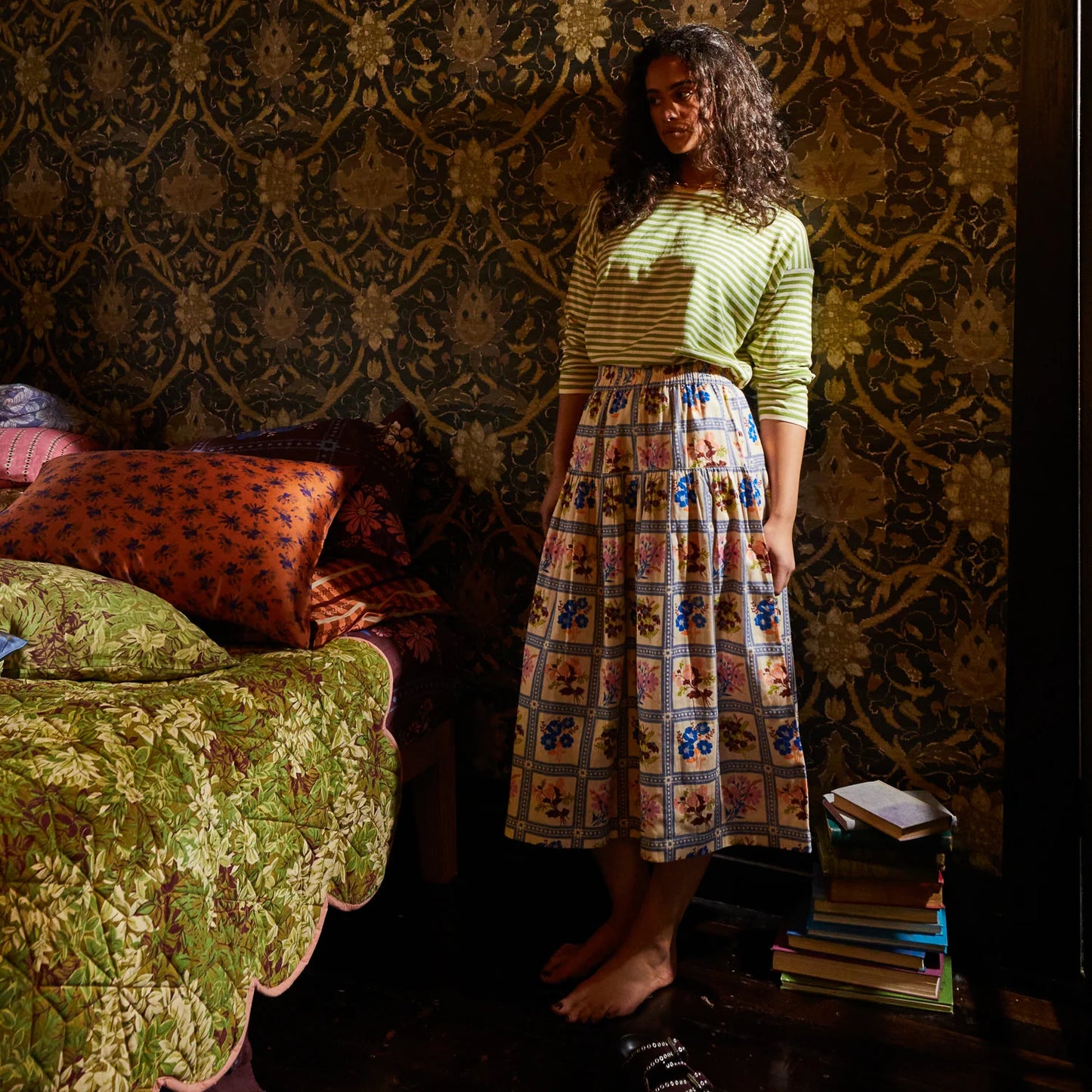 Charita Midi Skirt