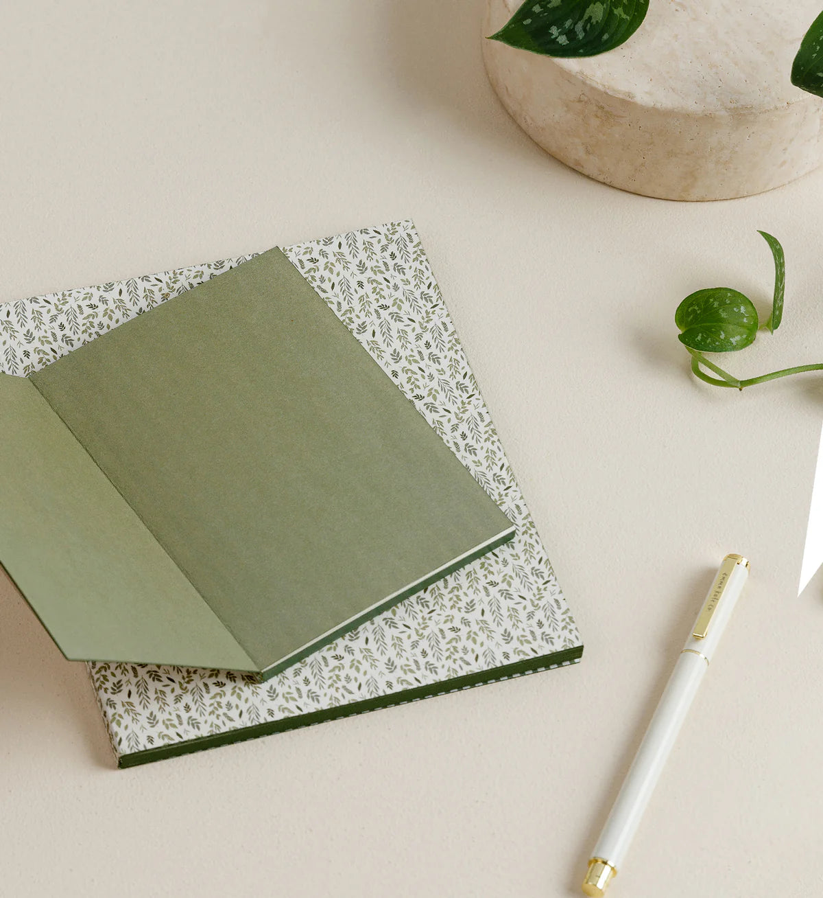 Emma Kate Co - Sage stripe | Petite Notebook