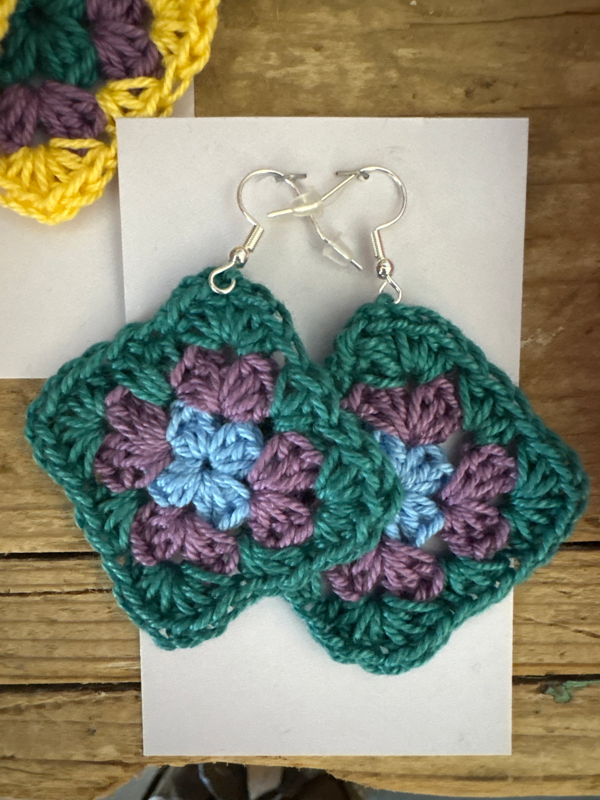 Jess Made Crochet earrings