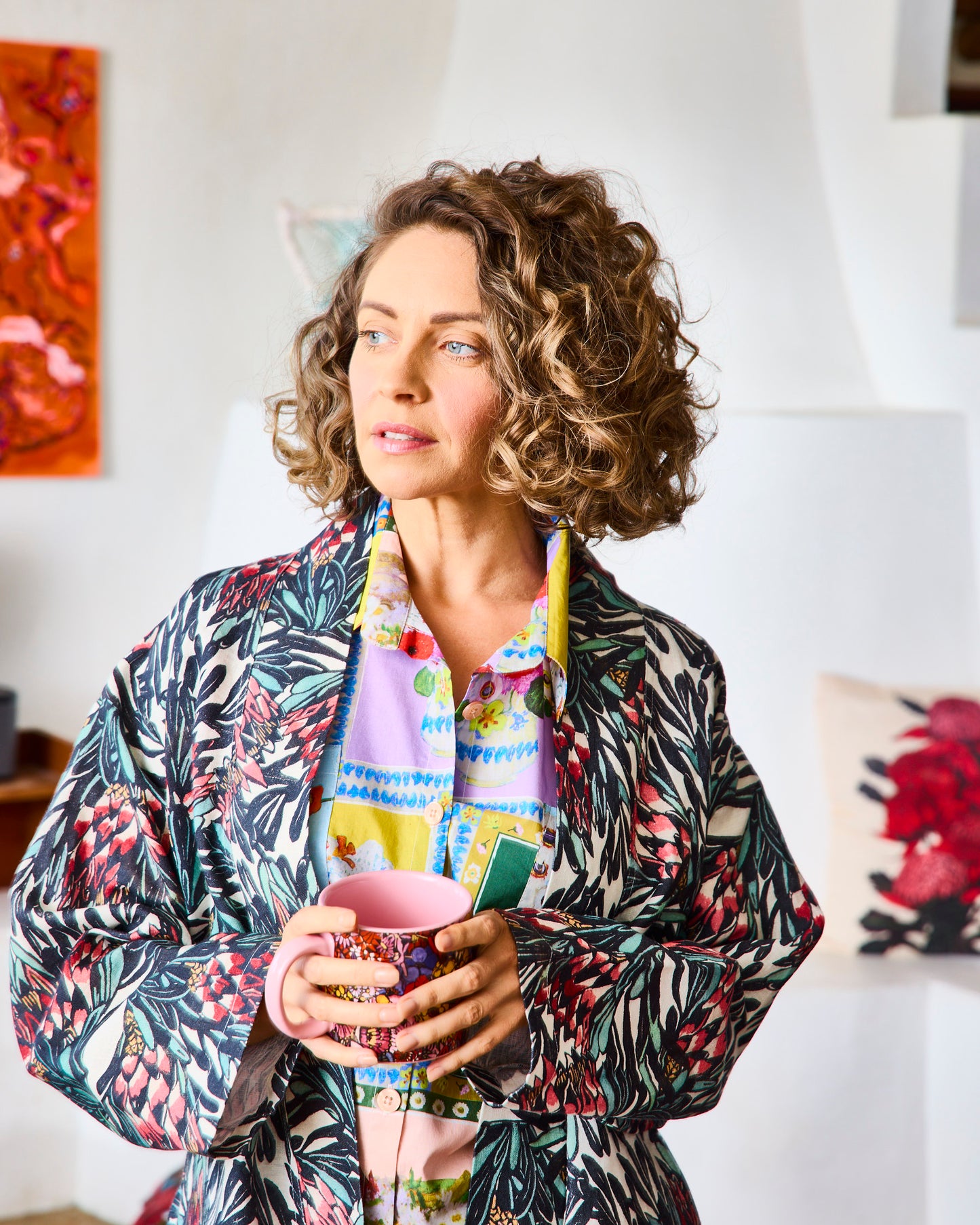 Kip and Co x Margaret Preston - Margaret’s Vase Cotton Pyjama Set