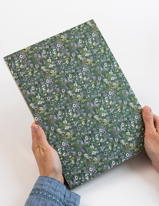 Bespoke Letterpress - Summer Perennials Notepad Jumbo Jotter