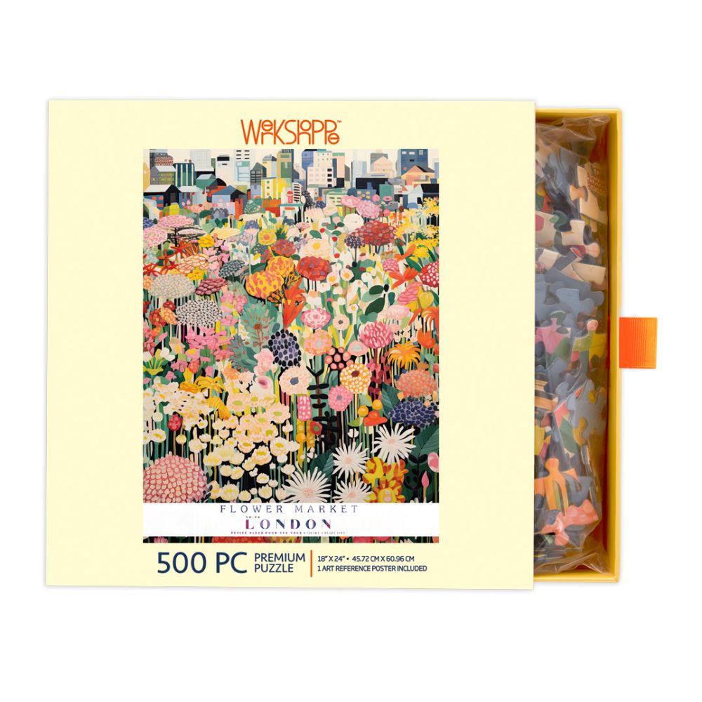 WerkShoppe 500pc Puzzle - London Flower Market