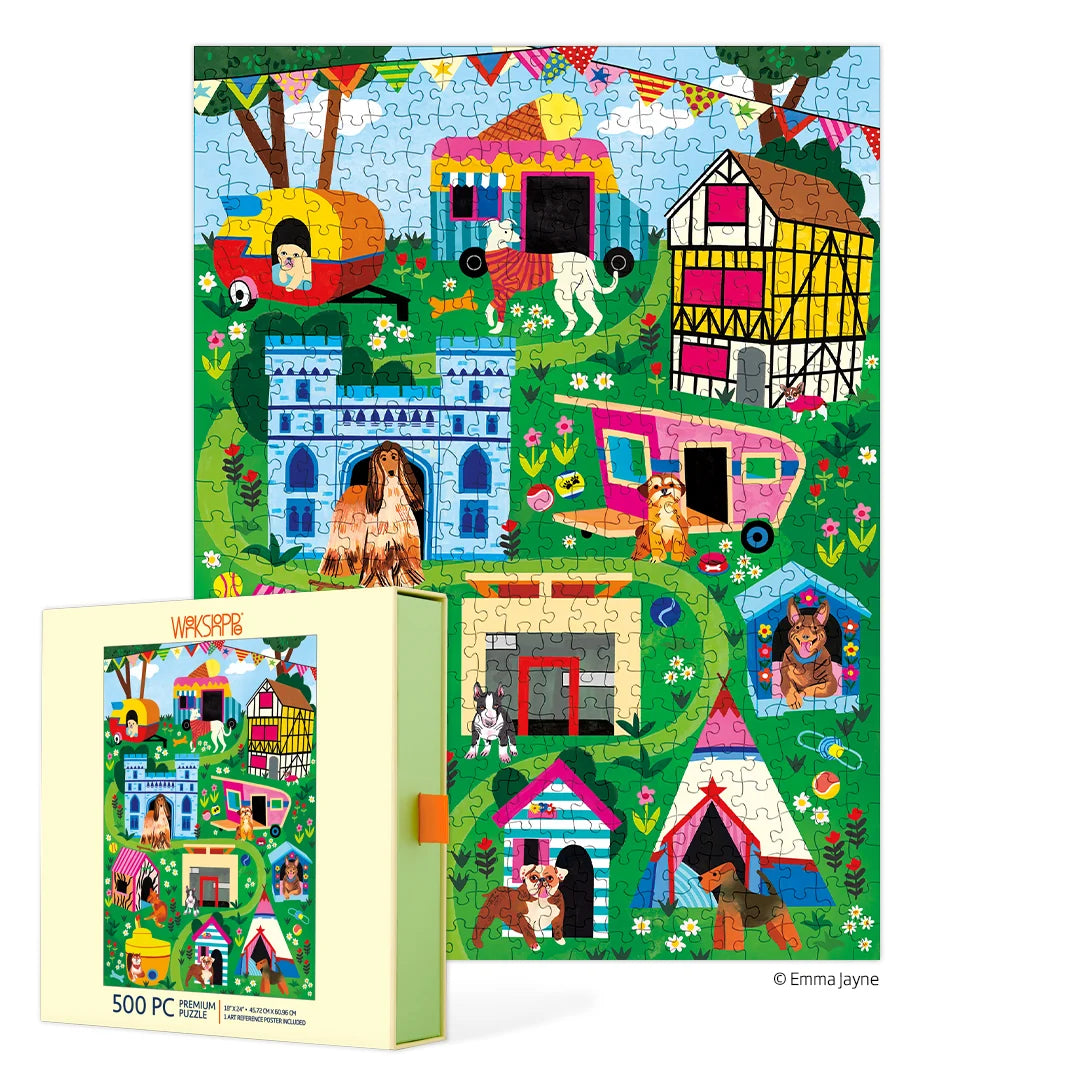 WerkShoppe 500pc Puzzle - Doggie Dreamhouse
