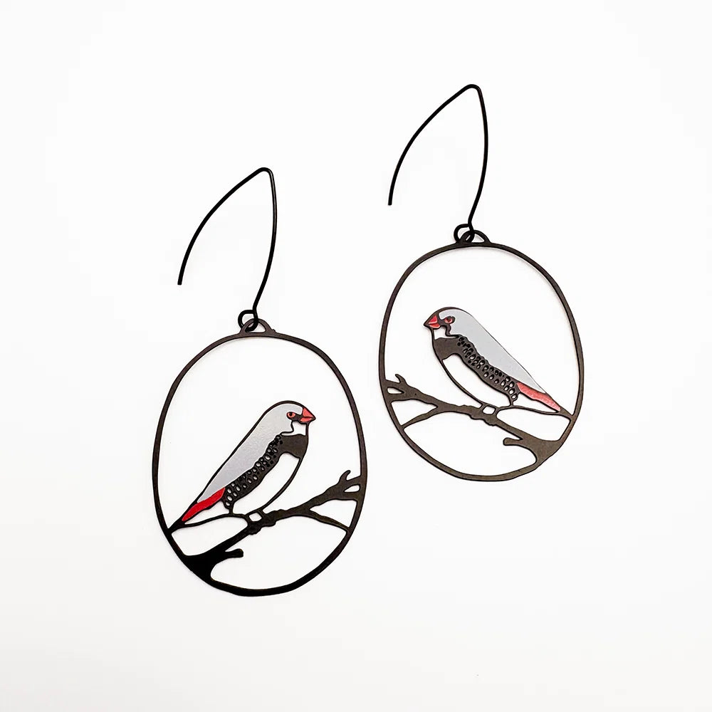 Denz earrings - Diamond Firetail