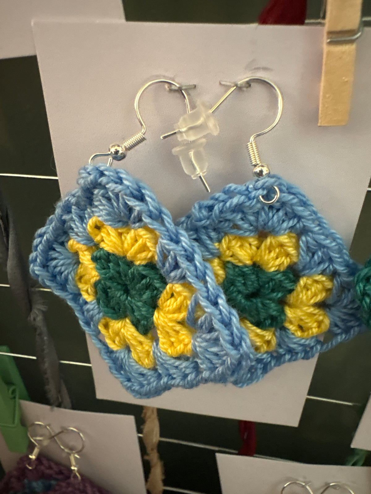 Jess Made Crochet earrings