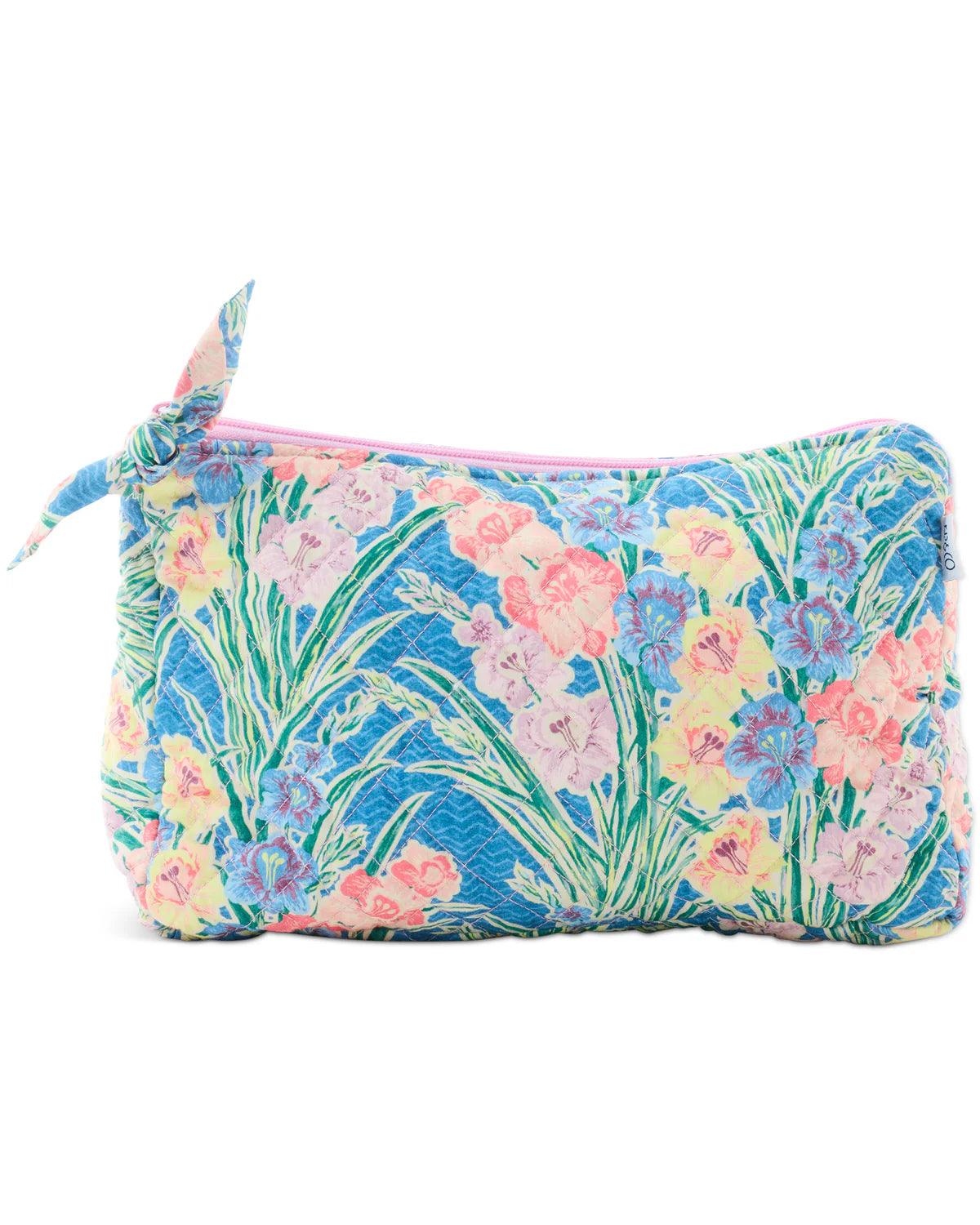 Kip and Co x Anna Spiro Quilted Cotton Toiletry Purse - Gladiolus