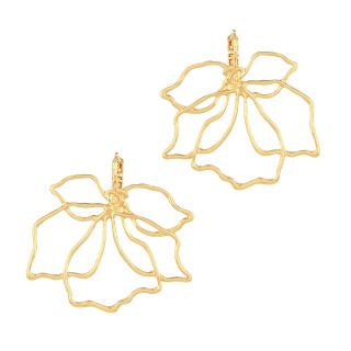 Taratata Jewellery - Hibiscus Lever Back Earrings