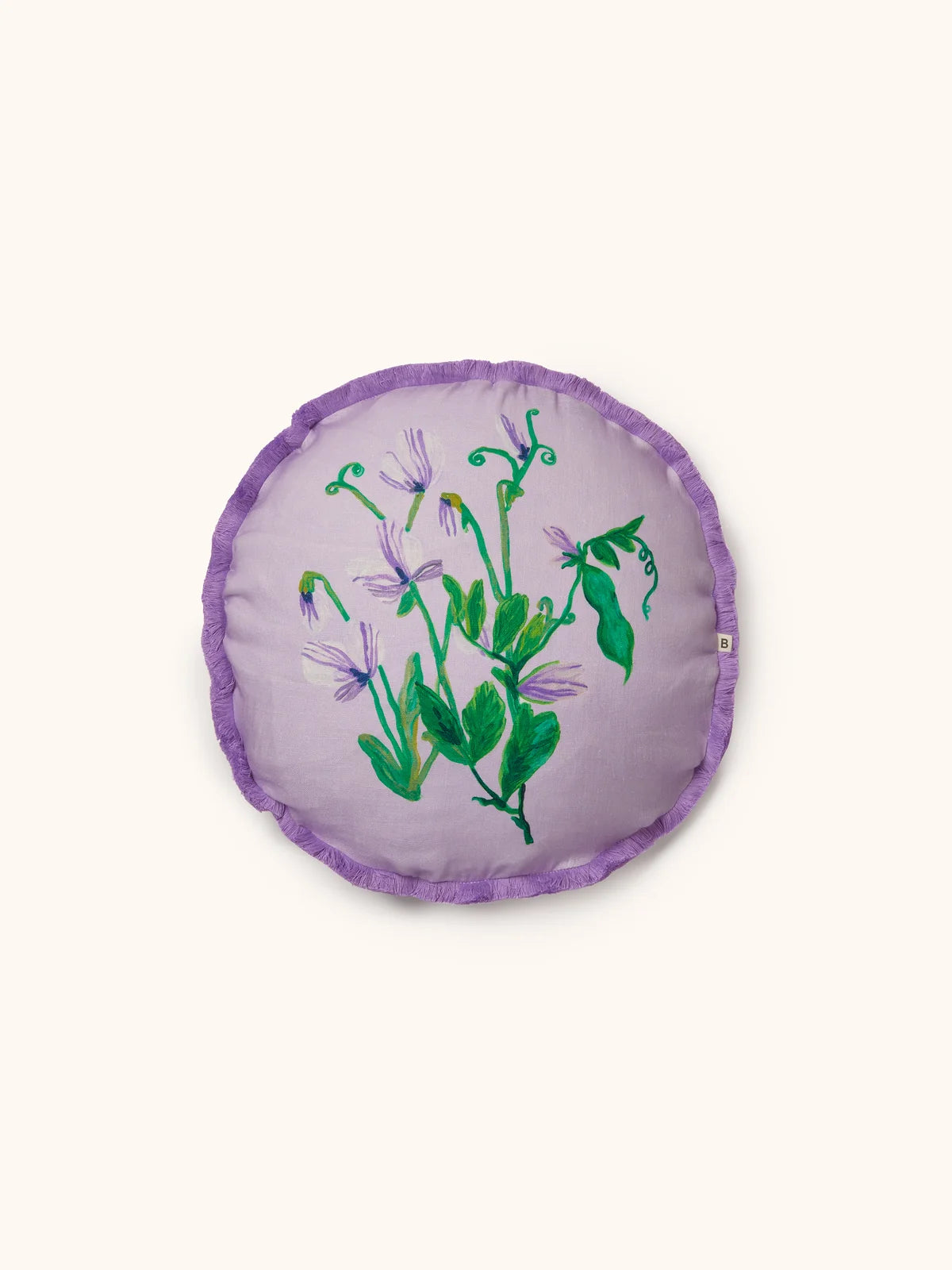 Bonnie and Neil Cushion - Sweet Pea Lilac