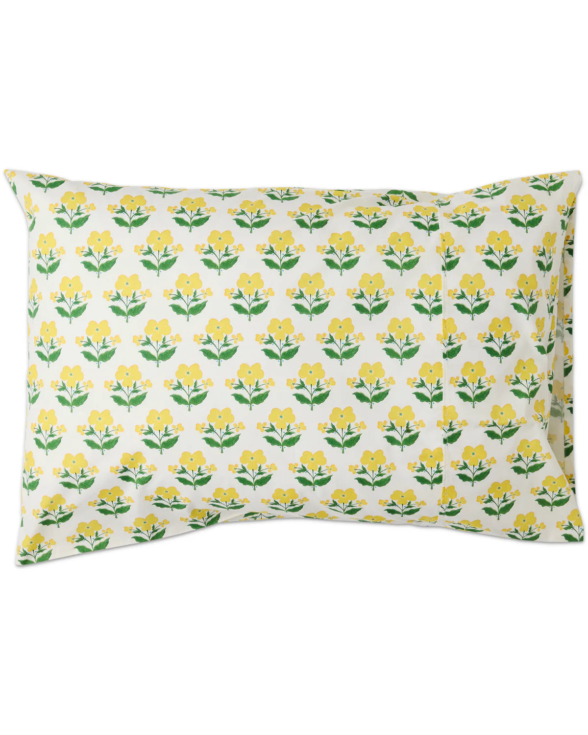 Kip and Co x Anna Spiro Indian Summer Yellow Organic Cotton Pillowcase Set - Std