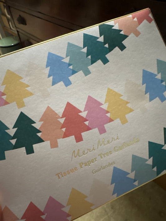 Meri Meri Tissue Paper Tree Garlands