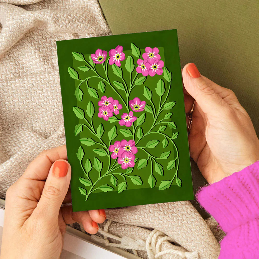 Botanical Patterned Card