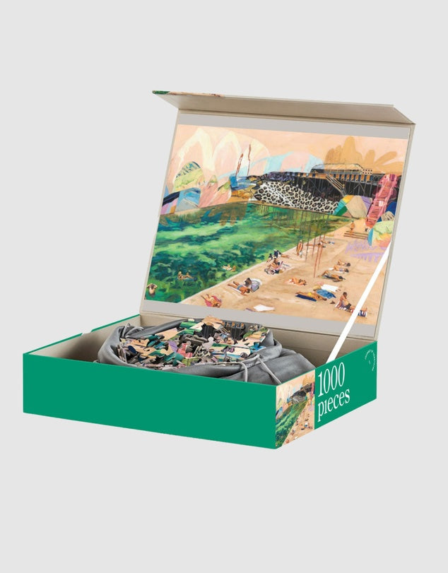 1000 Piece Puzzle - Leopard Beach