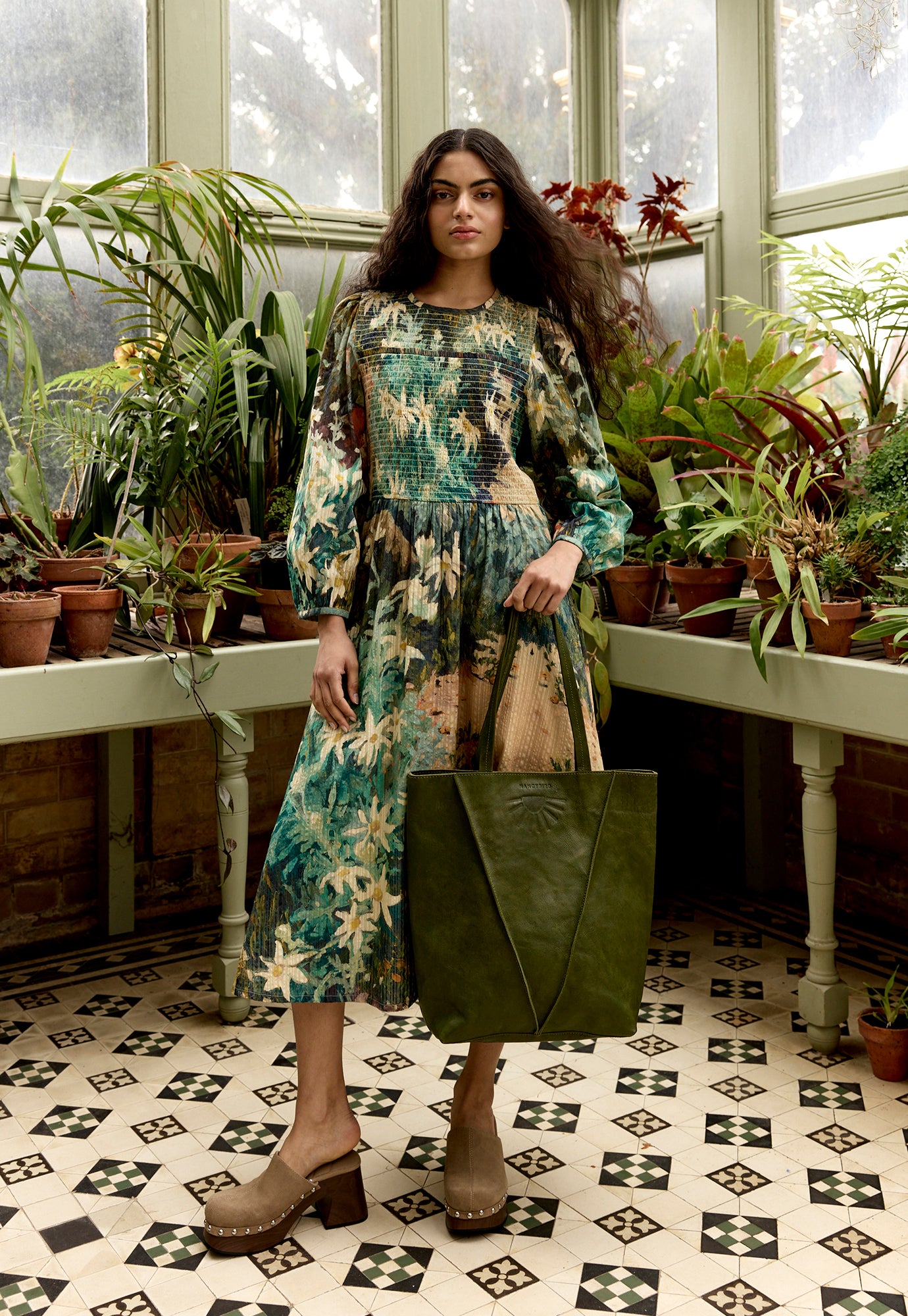 Nancybird Nora Shirred Dress