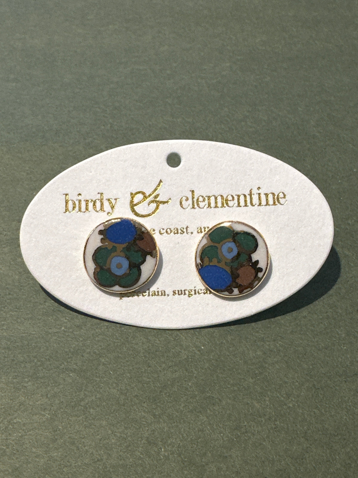 Birdy and Clementine Floral Studs