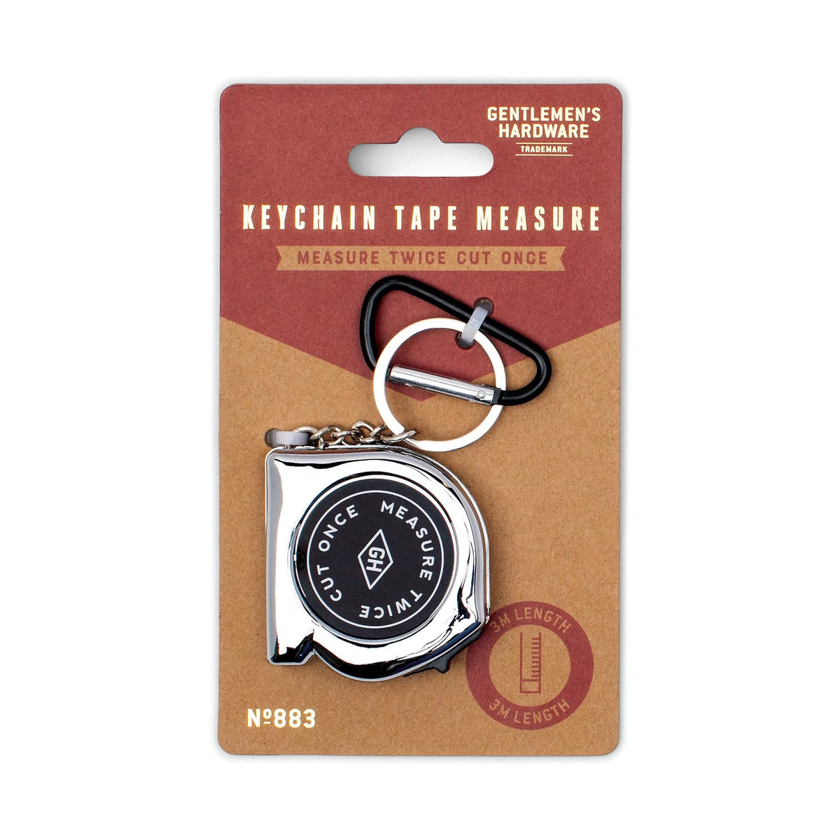 Gentlemen’s Hardware Keychain Tape Measure