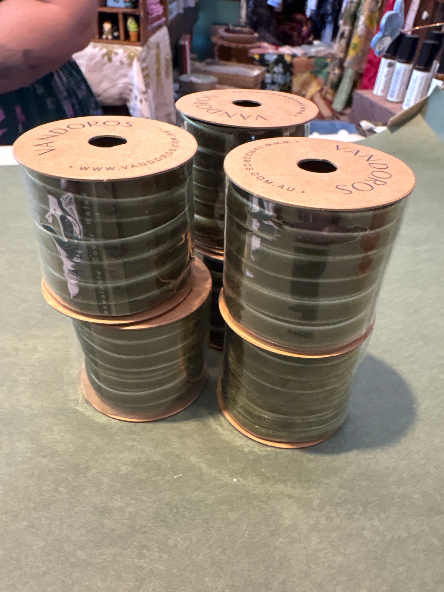 Velvet Ribbon Spool - various colours
