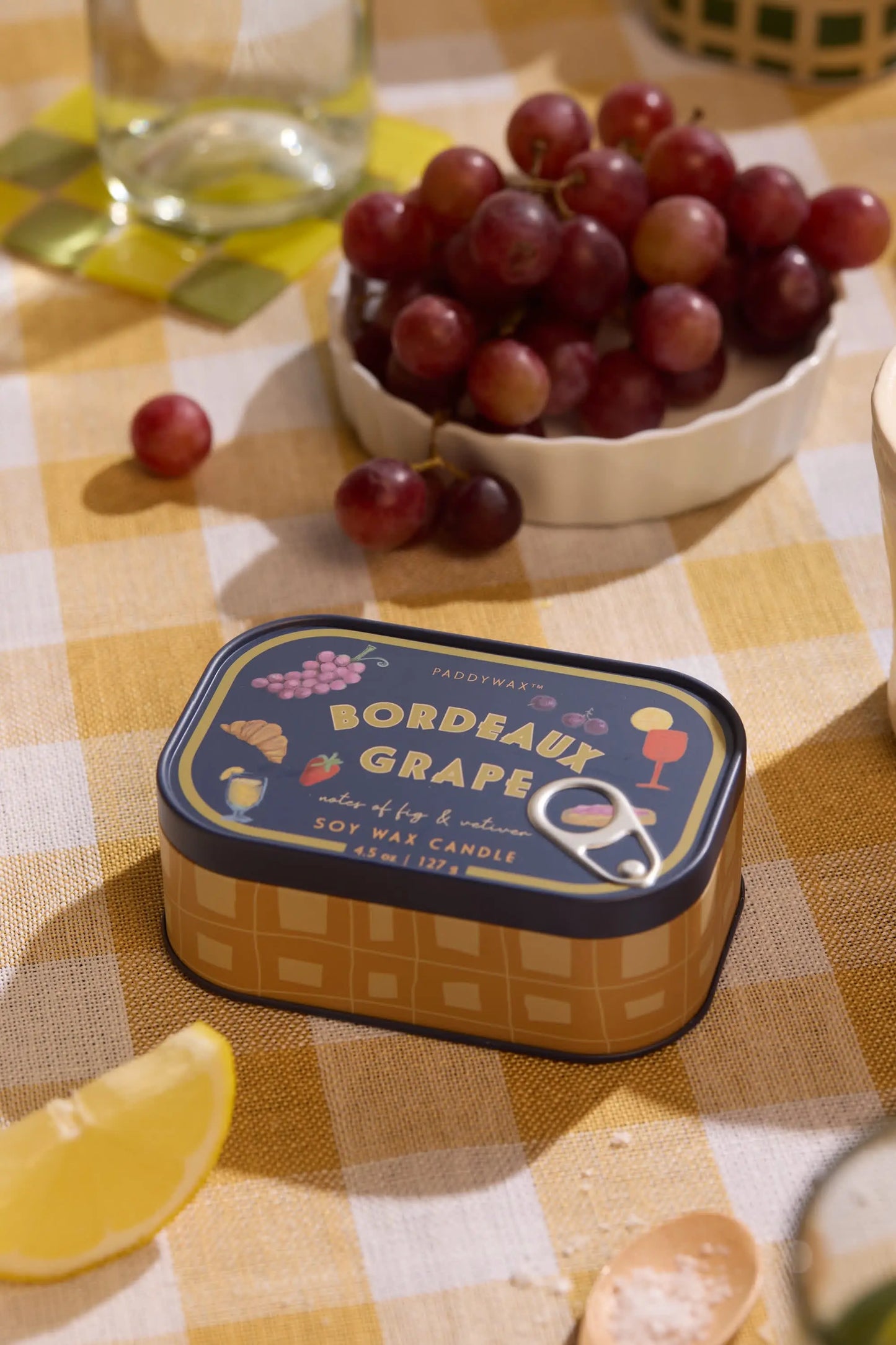 Paddywax Bistro Bordeaux Grape Candle