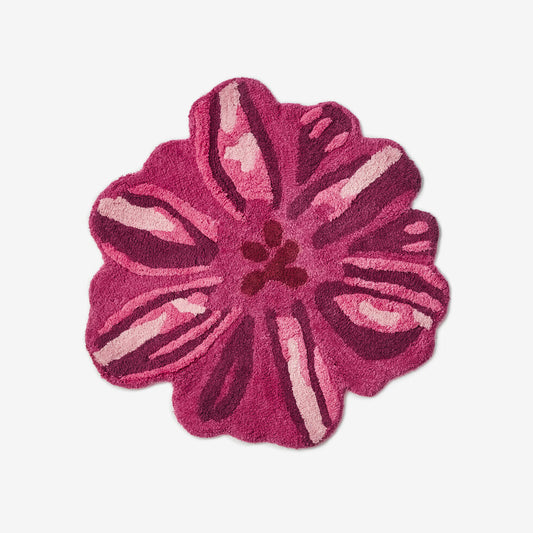 Bonnie and Neil Bath Mat - Meadow Pink