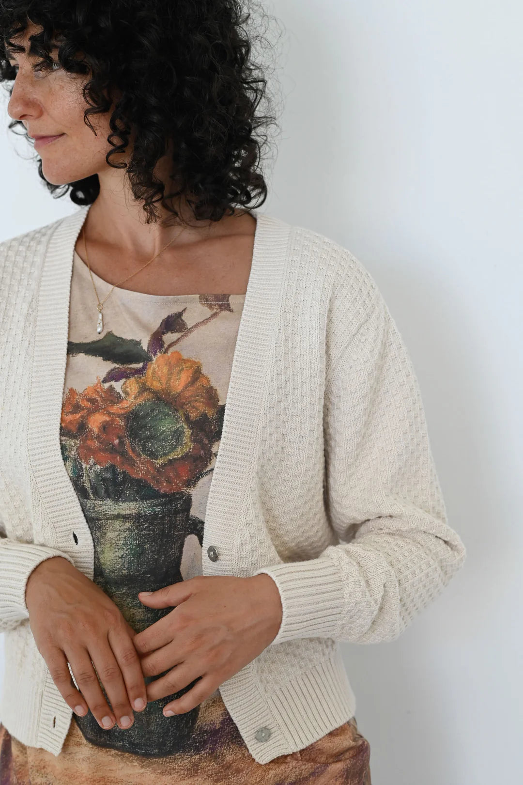 Lazybones Emmy Cardigan - Oatmeal