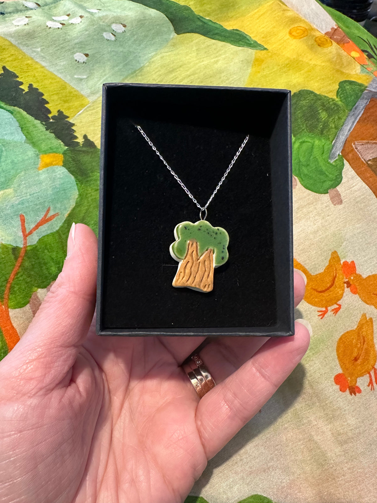 Togetherness Design Charm Necklace