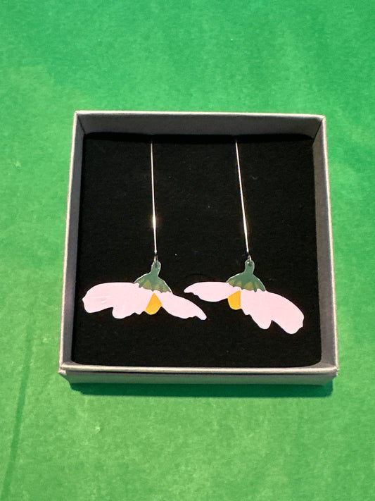 Cosmos - Long Hook Earrings