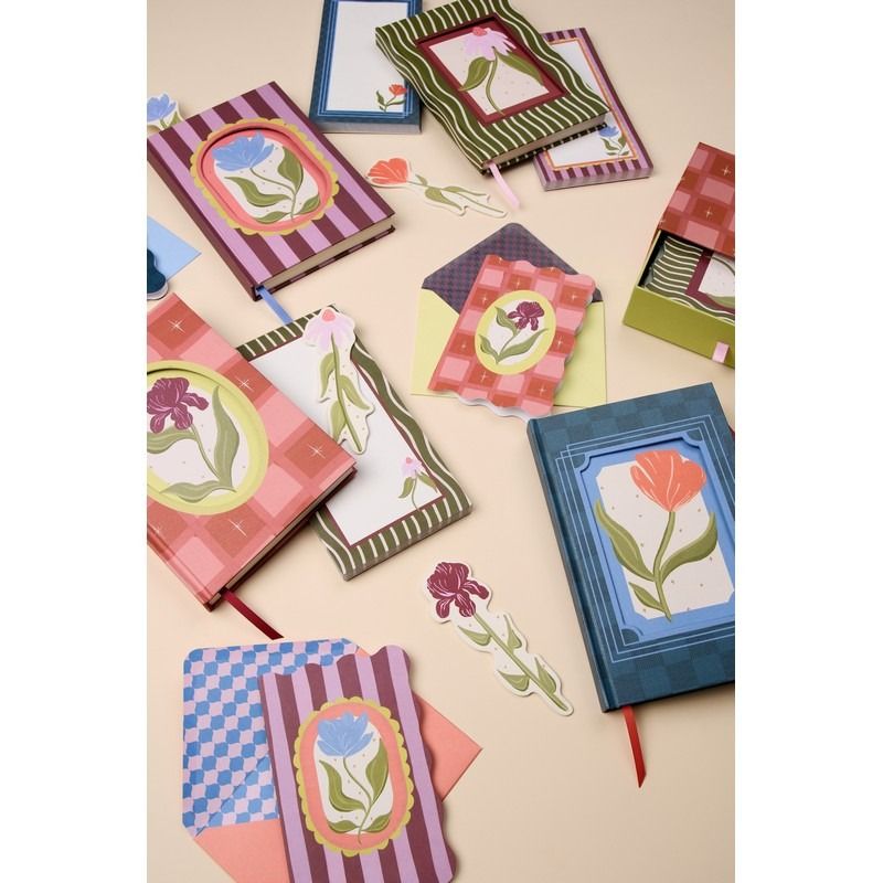 Framed Floral Journal - Poppy