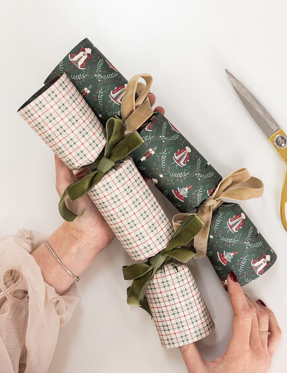 Bespoke Christmas Cracker Set - Mr and Mrs Claus
