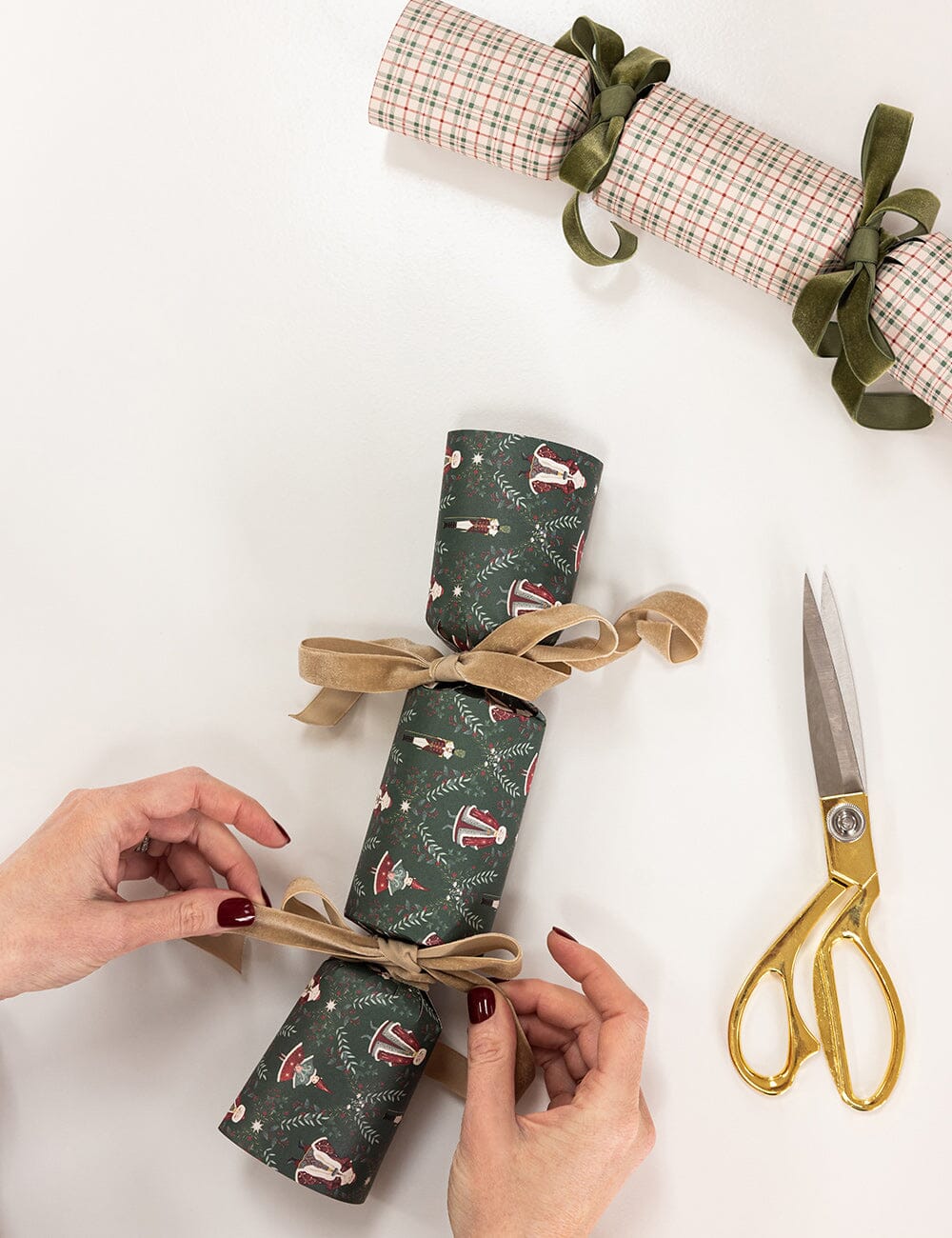 Bespoke Christmas Cracker Set - Mr and Mrs Claus