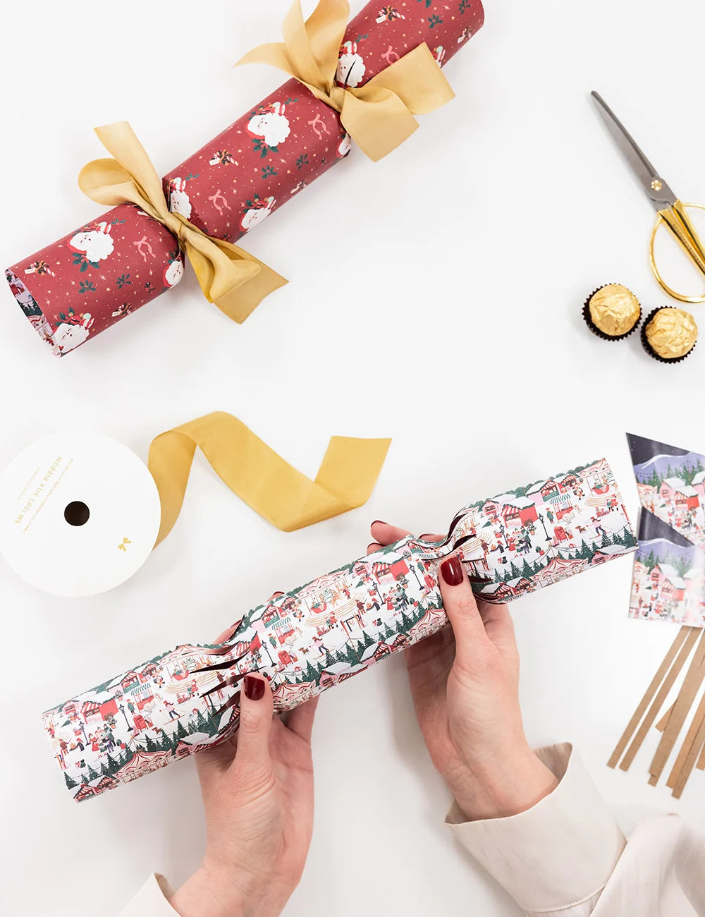 Jingle Bells Christmas Cracker Kits pk 10