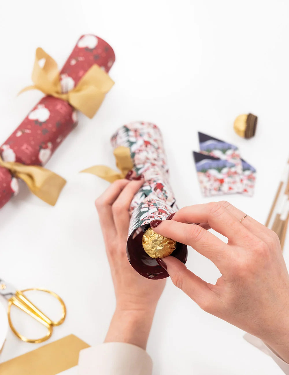 Jingle Bells Christmas Cracker Kits pk 10