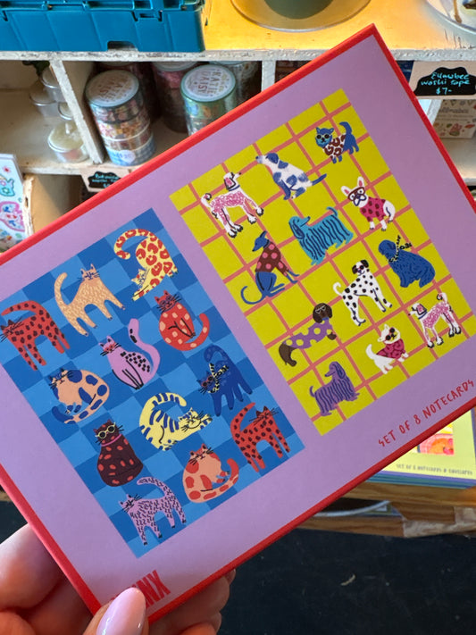 Notecard & Envelope Set - Double the Fluff, Double the Fun