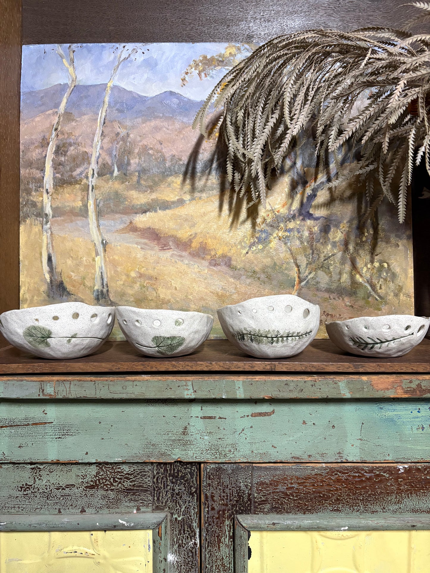 Handmade Ceramic Herb Bowls