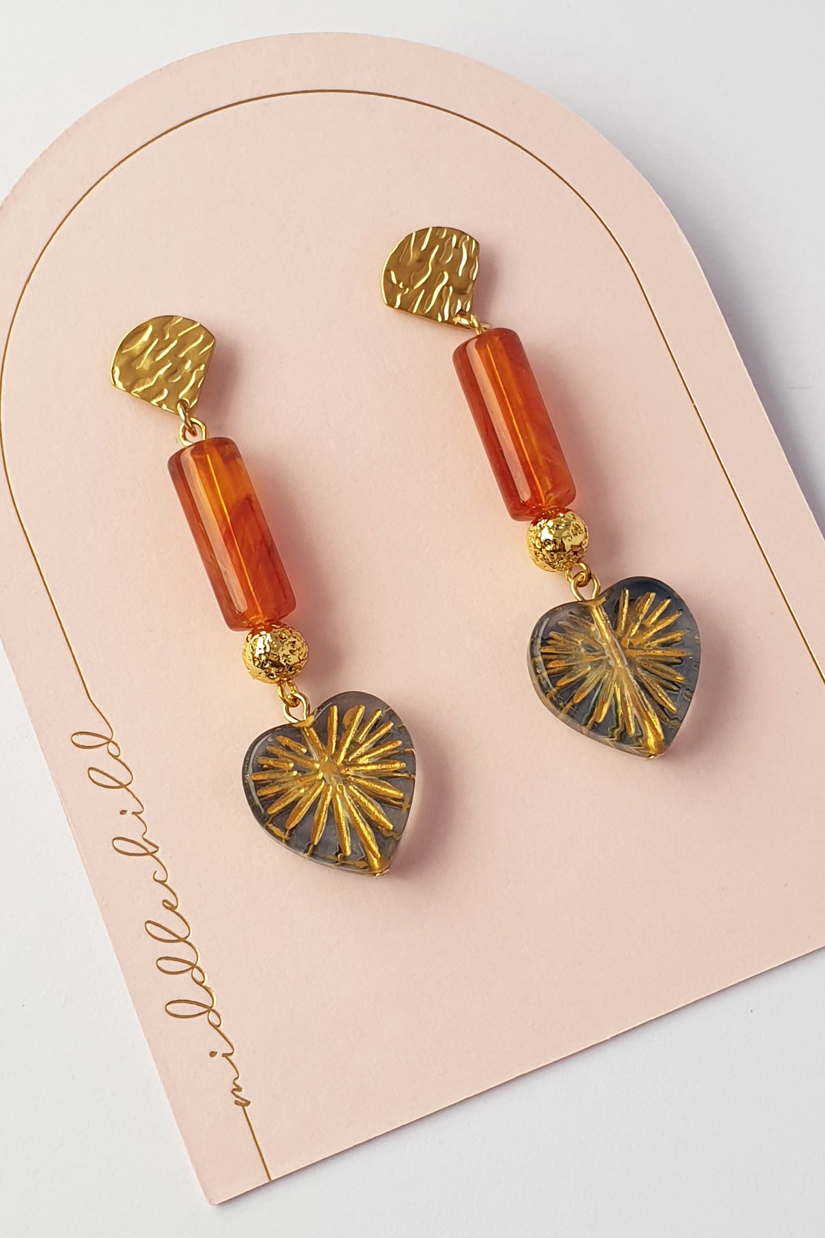 Middle Child Earrings - Lucky in Love (topaz)