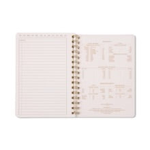 Small Twinwire Notebook - Pink Pinwheel