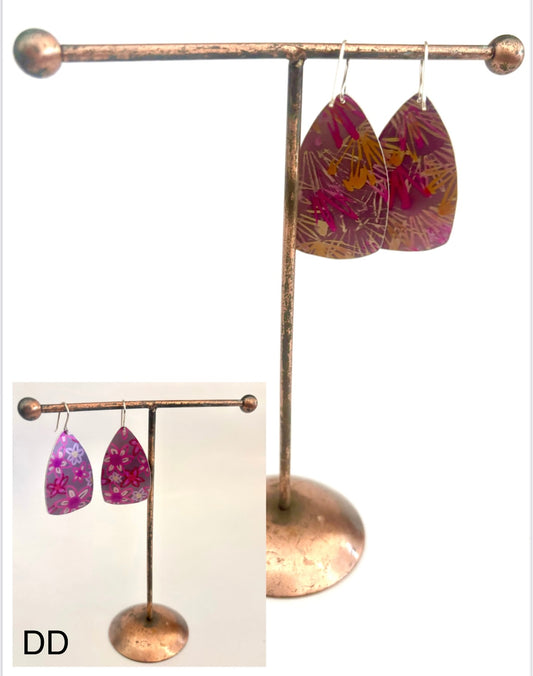 Dilkes-Hoffman Anodised Aluminium Earrings - extra large