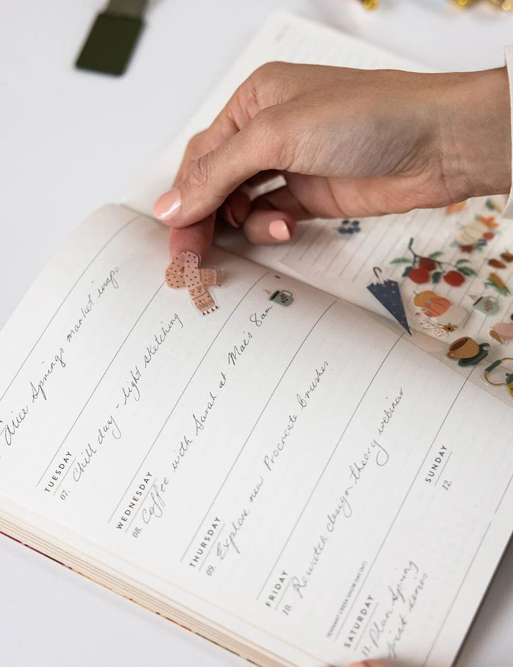 Bespoke Weekly Planner Notebook 2026 - Fairy Wren